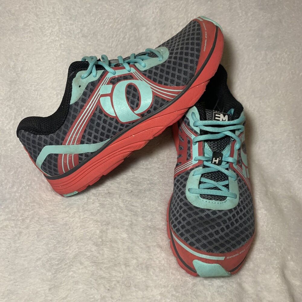 Pearl Izumi Women's Size 10 EM Road H3 16213004-4BU Gray Pink Running‎ Shoes